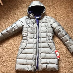 Long puffer coat